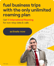 fuel business trips with the only unlimited roaming plan